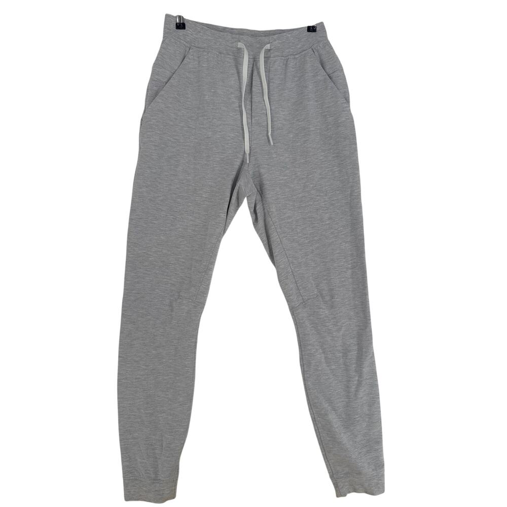 Lululemon City Sweat Joggers Mens Gray Fleece Athletic Workout size M Tall